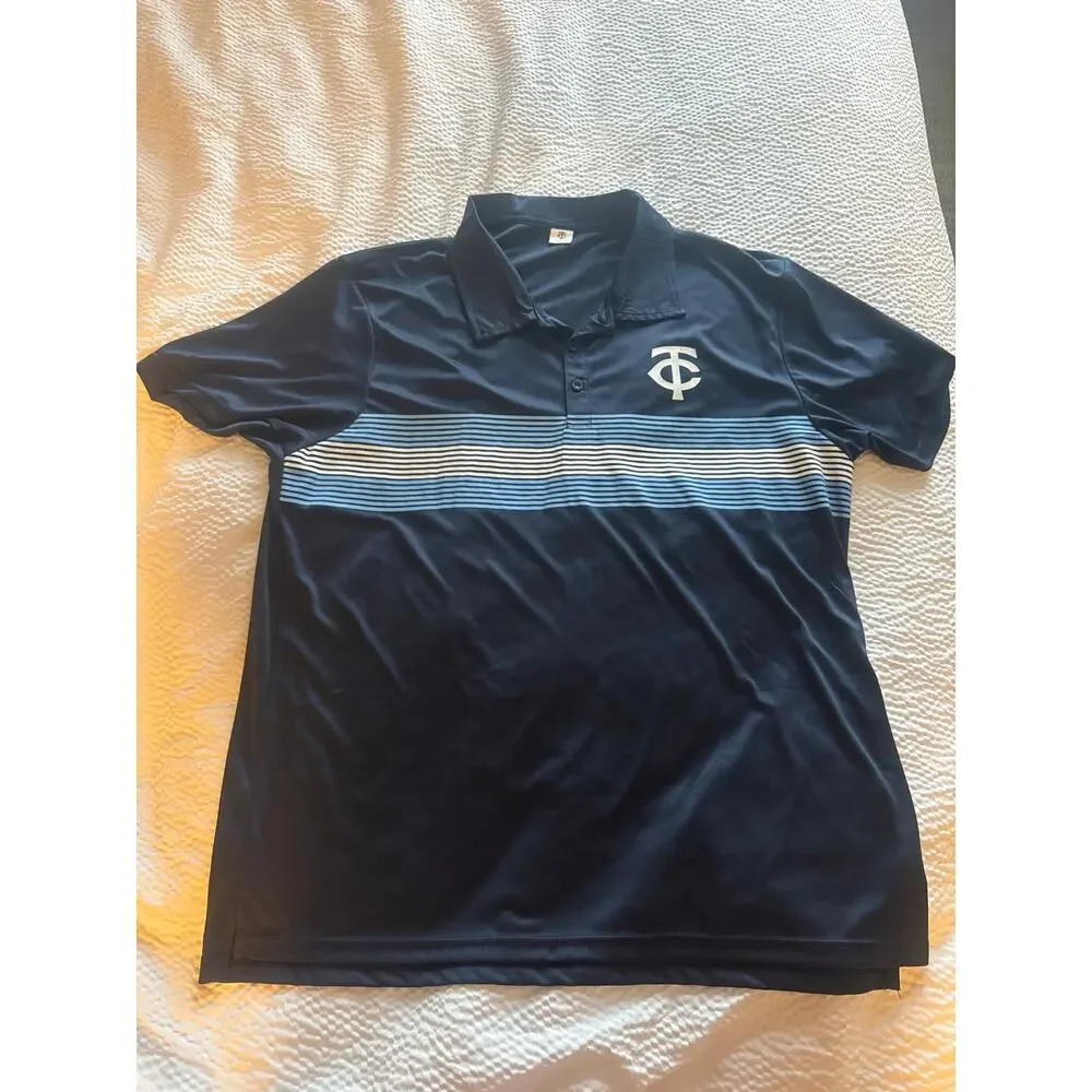 Minnesota Twins SHEBOYGAN Polo Shirt XL  Twin Cities Father’s Day Polo Shirt
